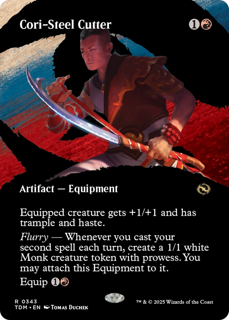 Cori-Steel Cutter (Borderless) [Tarkir: Dragonstorm] | Fandemonia Ltd