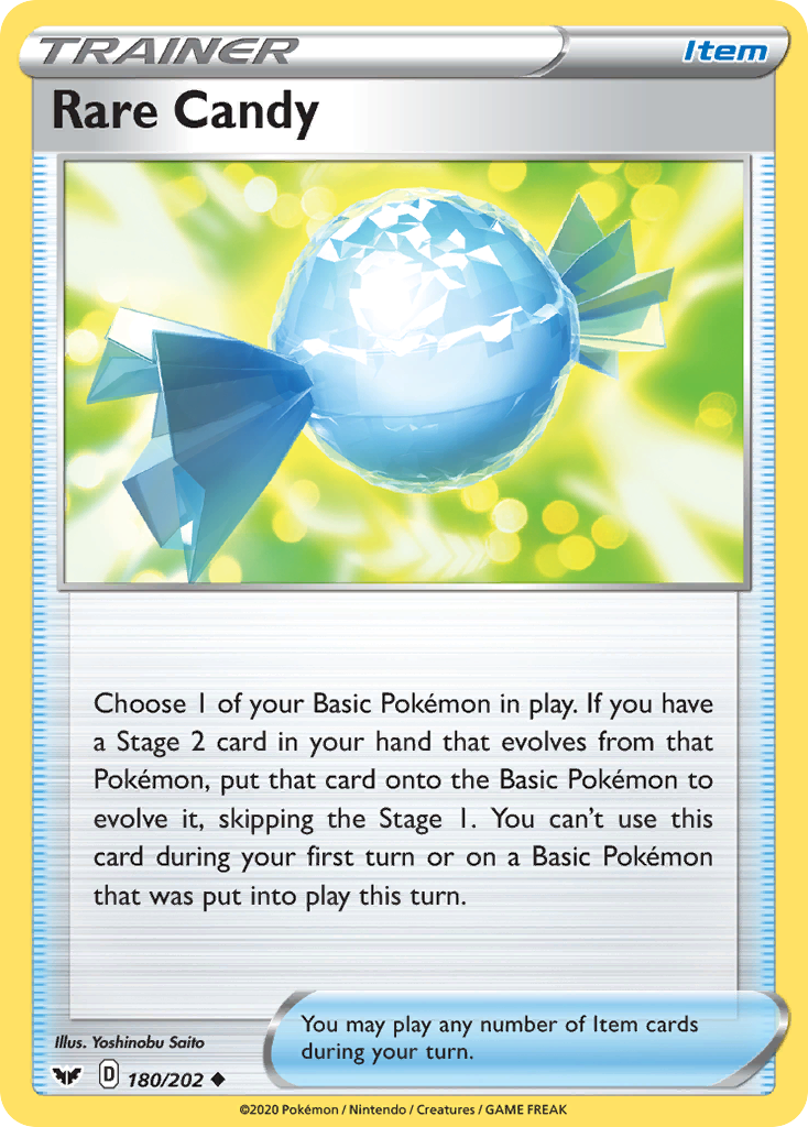 Rare Candy (180/202) [Sword & Shield: Base Set] | Fandemonia Ltd