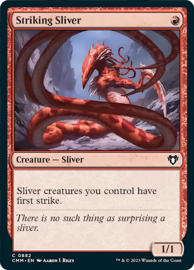 Striking Sliver [Commander Masters] | Fandemonia Ltd