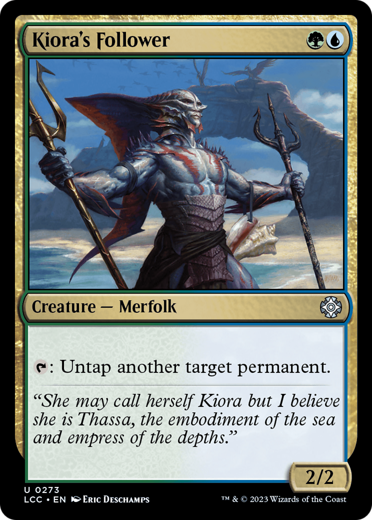 Kiora's Follower [The Lost Caverns of Ixalan Commander] | Fandemonia Ltd