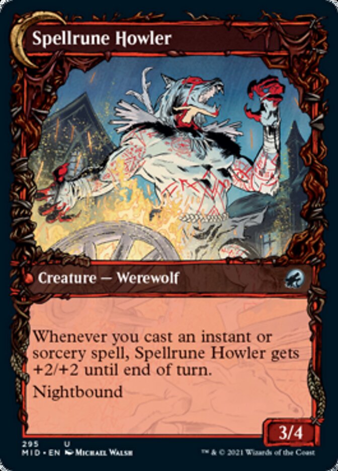 Spellrune Painter // Spellrune Howler (Showcase Equinox) [Innistrad: Midnight Hunt] | Fandemonia Ltd