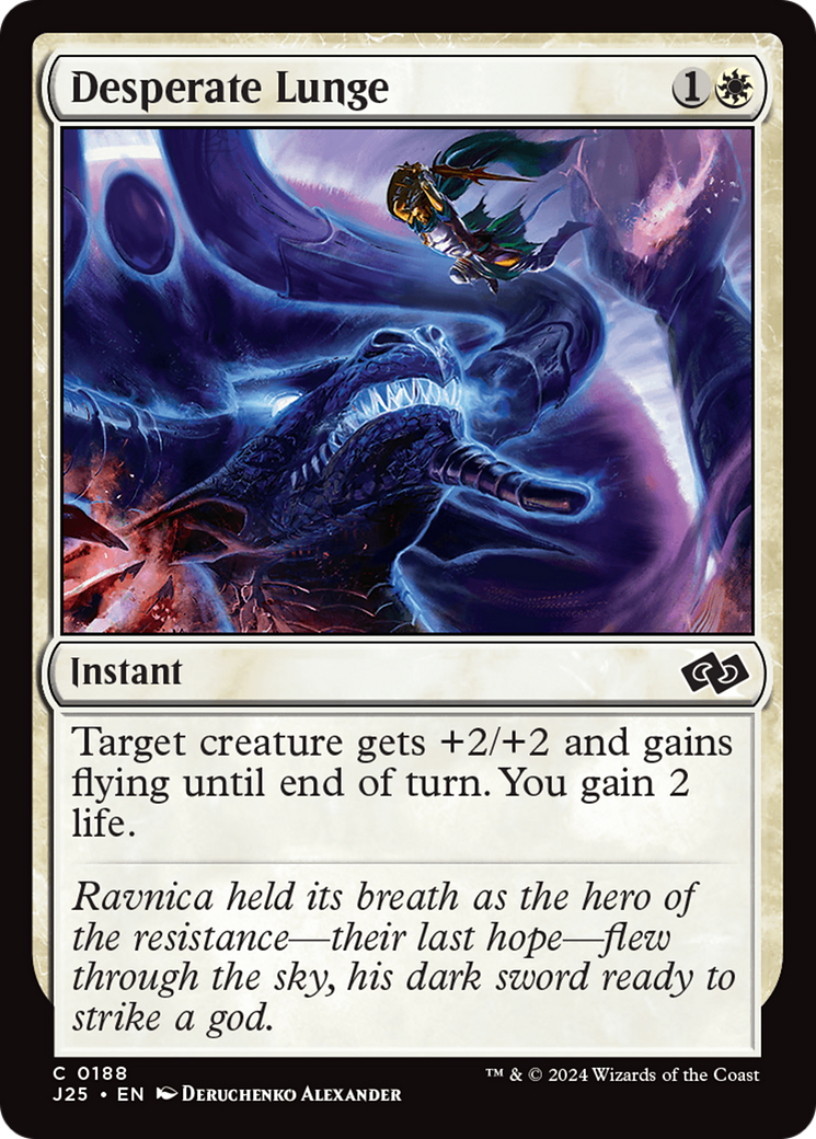 Desperate Lunge [Foundations Jumpstart] | Fandemonia Ltd