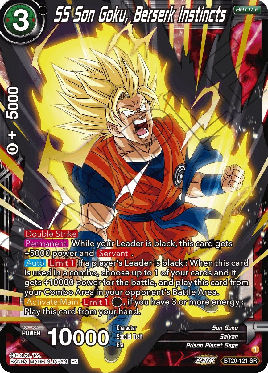 SS Son Goku, Berserk Instincts (BT20-121) [Power Absorbed] | Fandemonia Ltd