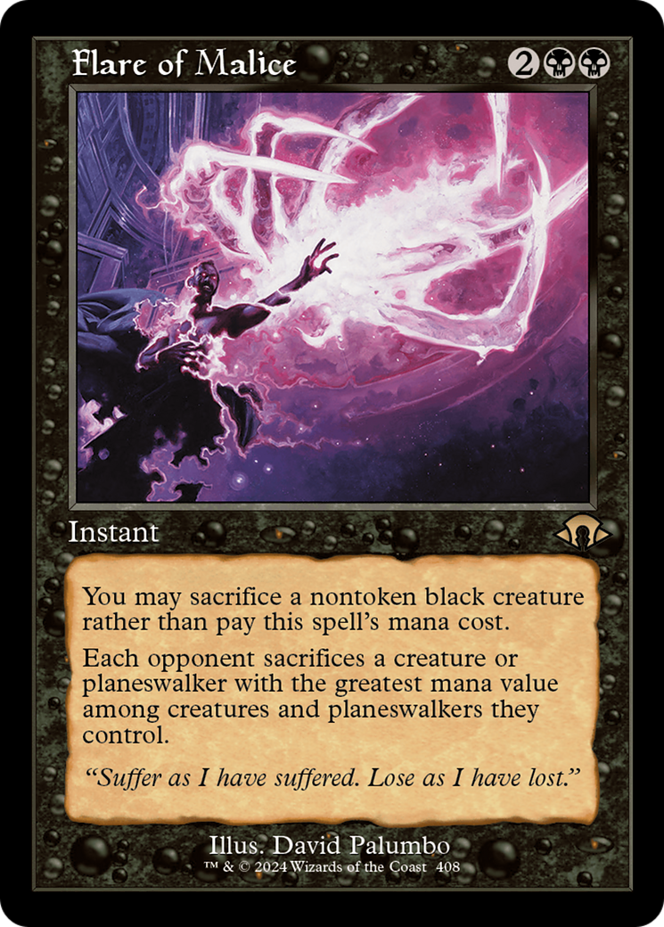 Flare of Malice (Retro) [Modern Horizons 3] | Fandemonia Ltd