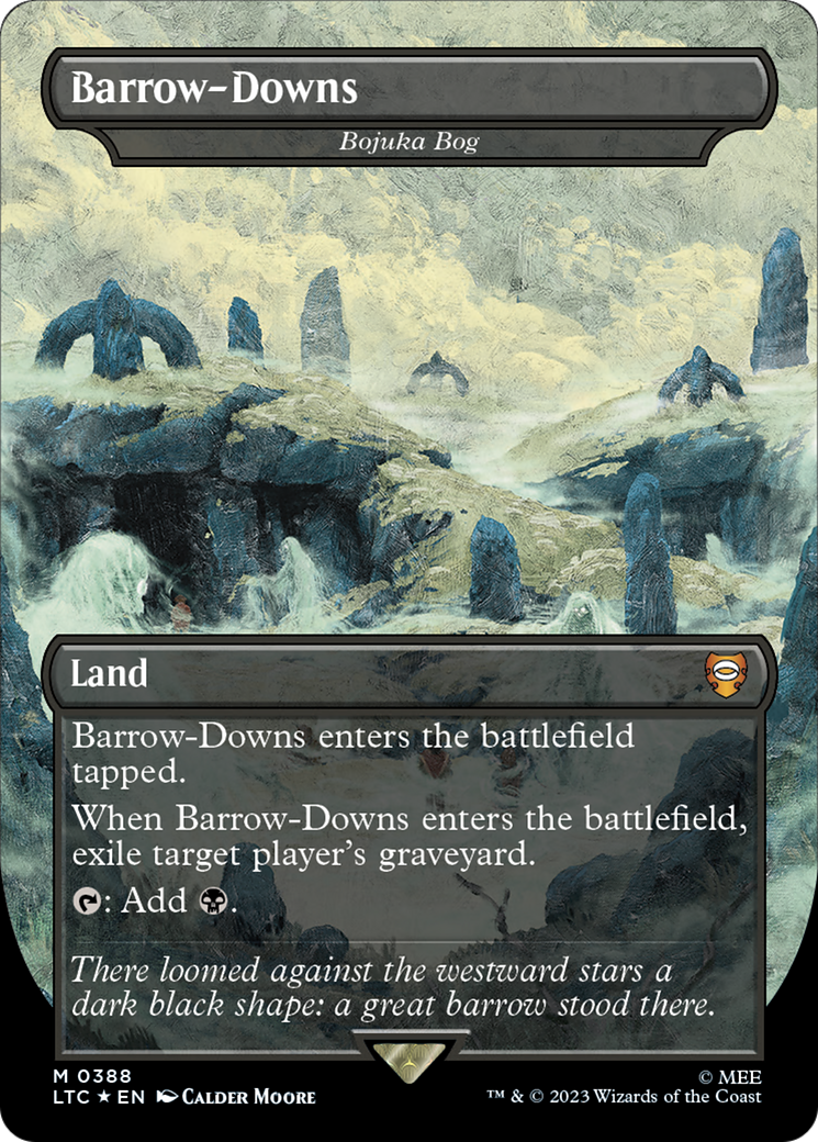 Barrow-Downs - Bojuka Bog (Surge Foil Realms and Relics) [The Lord of the Rings: Tales of Middle-Earth Commander] | Fandemonia Ltd