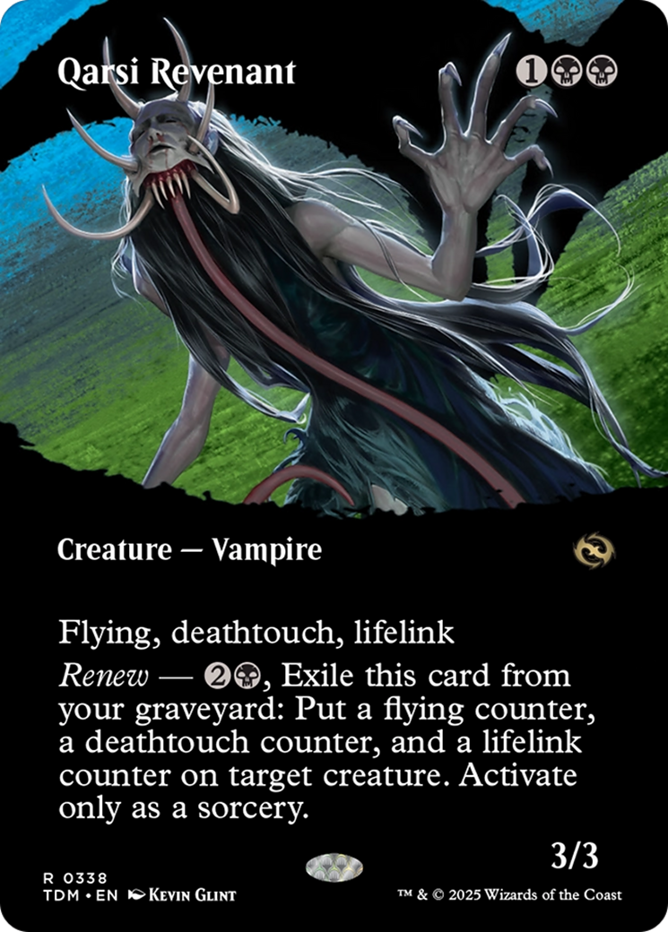 Qarsi Revenant (Borderless) [Tarkir: Dragonstorm] | Fandemonia Ltd