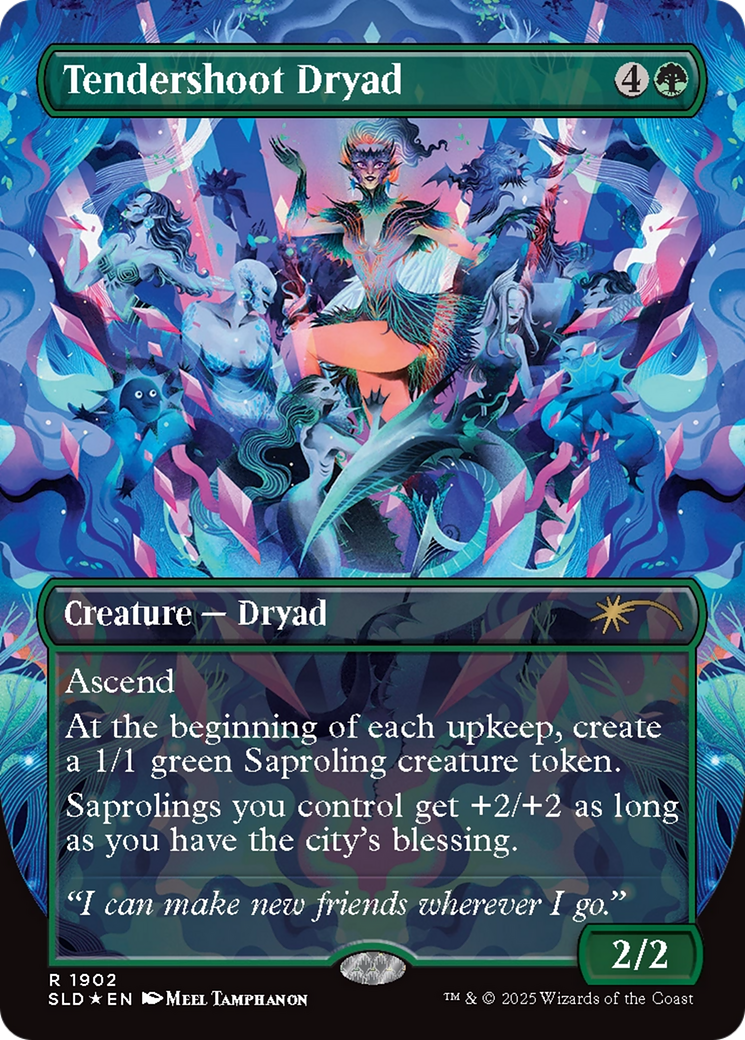 Tendershoot Dryad (Double Rainbow Foil) [Secret Lair Drop Series] | Fandemonia Ltd
