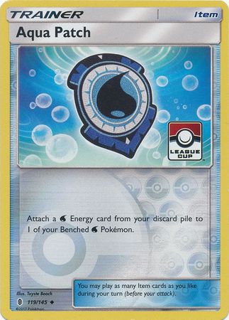 Aqua Patch (119/145) (League Promo) [Sun & Moon: Guardians Rising] | Fandemonia Ltd