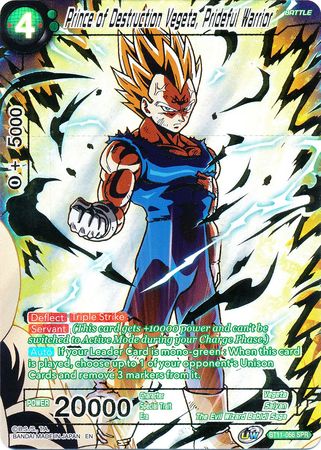 Prince of Destruction Vegeta, Prideful Warrior (SPR) (BT11-066) [Vermilion Bloodline 2nd Edition] | Fandemonia Ltd