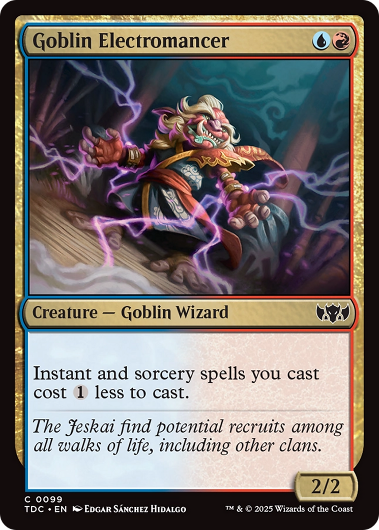 Goblin Electromancer [Tarkir: Dragonstorm Commander] | Fandemonia Ltd