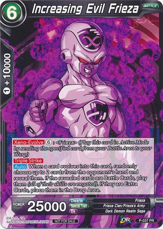 Increasing Evil Frieza (P-037) [Promotion Cards] | Fandemonia Ltd