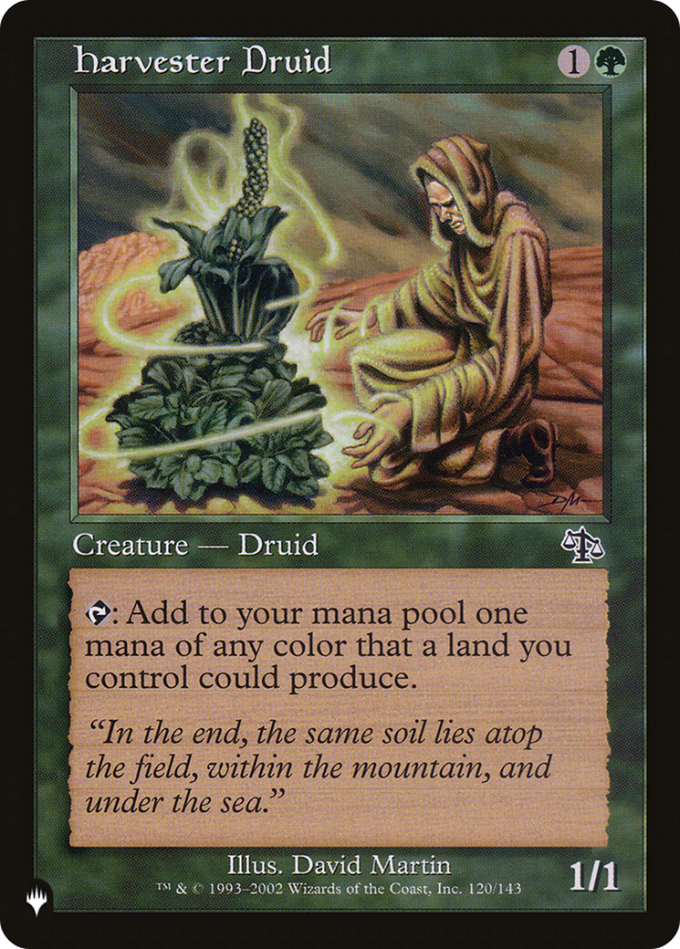 Harvester Druid [The List] | Fandemonia Ltd