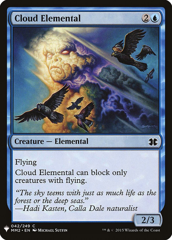 Cloud Elemental [Mystery Booster] | Fandemonia Ltd