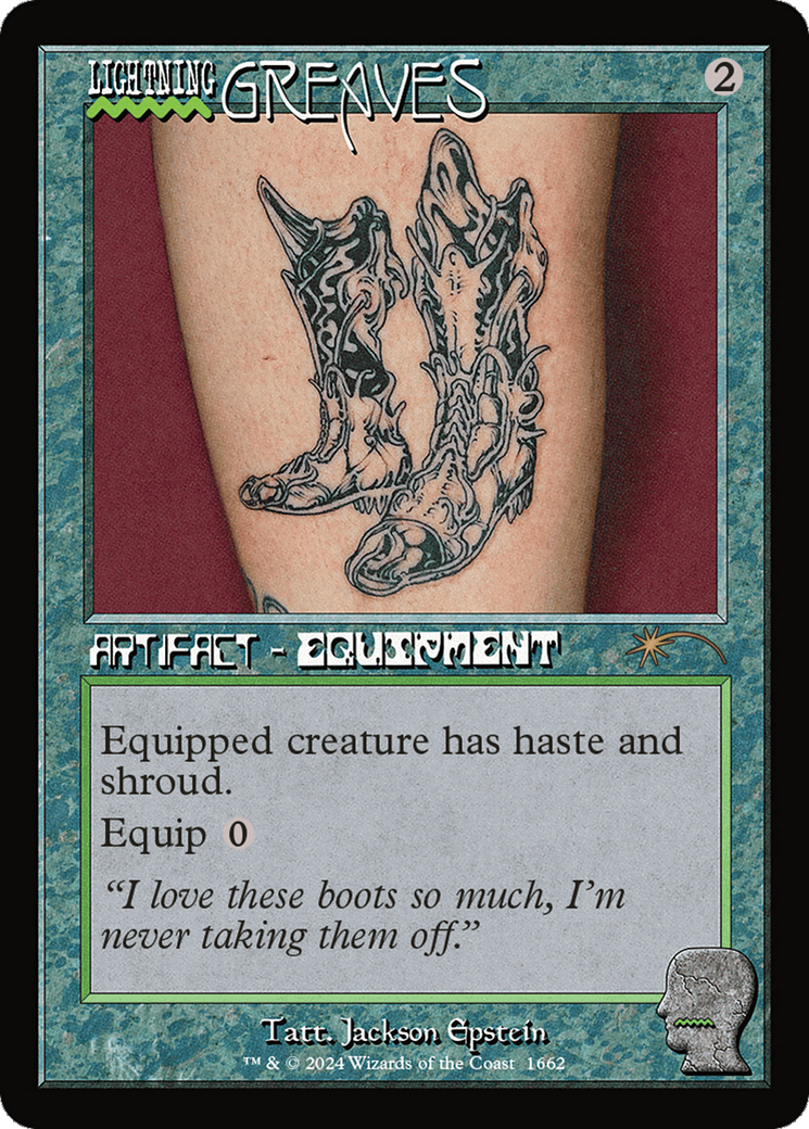 Lightning Greaves (1662) [Secret Lair Drop Series] | Fandemonia Ltd