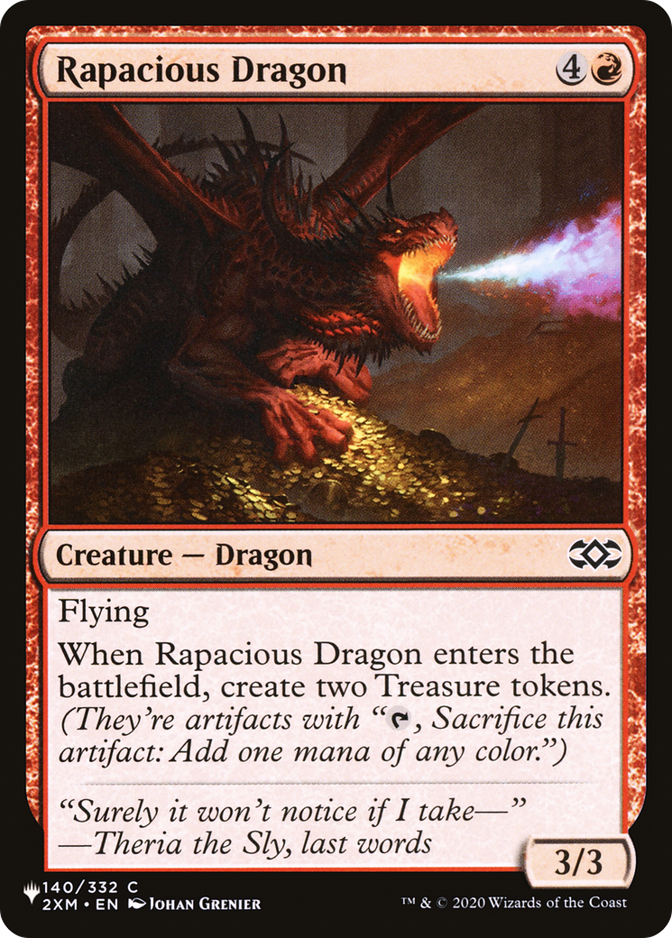 Rapacious Dragon [The List] | Fandemonia Ltd