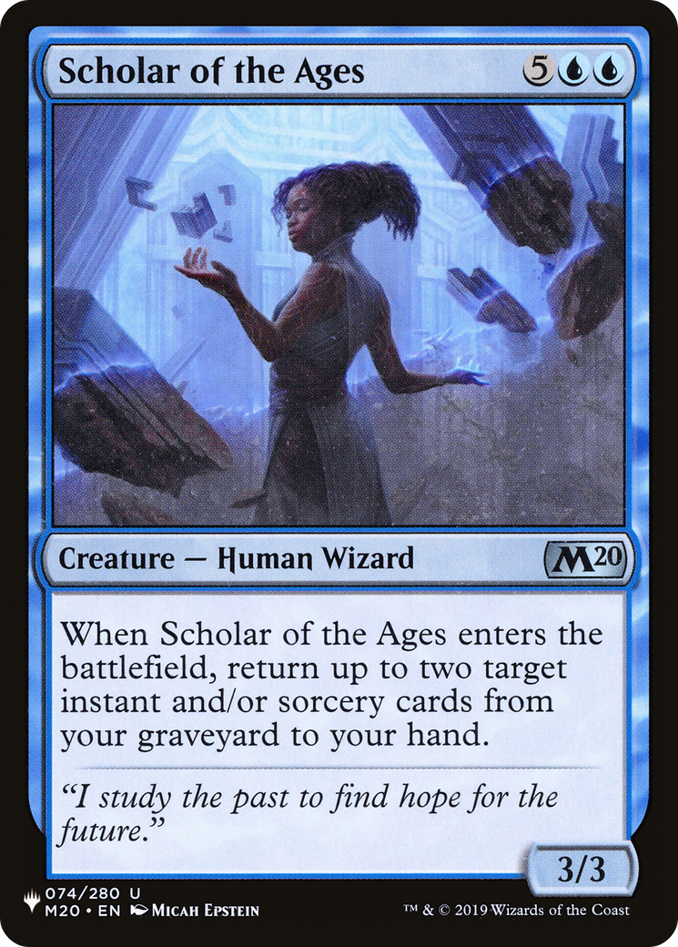 Scholar of the Ages [The List] | Fandemonia Ltd