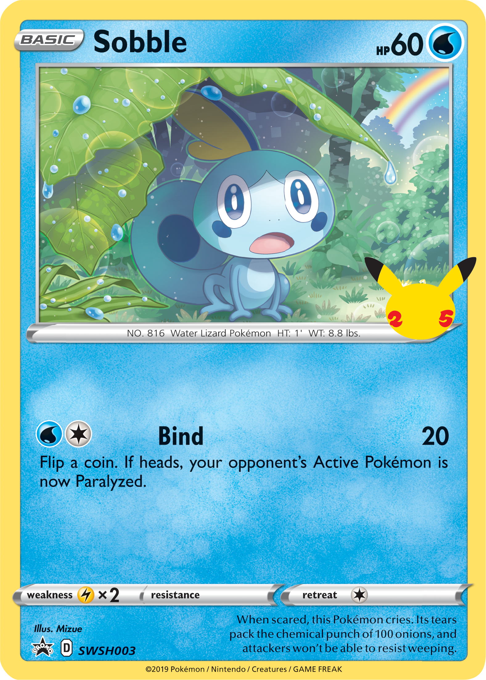 Sobble (SWSH003) (Jumbo Card) [First Partner Pack] | Fandemonia Ltd