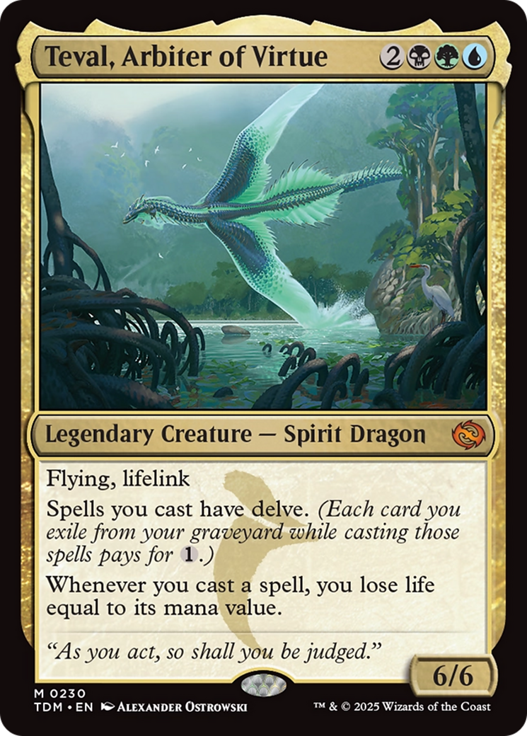 Teval, Arbiter of Virtue [Tarkir: Dragonstorm] | Fandemonia Ltd