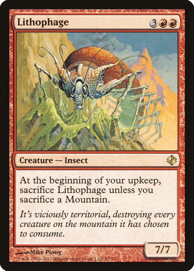 Lithophage [Duel Decks: Venser vs. Koth] | Fandemonia Ltd