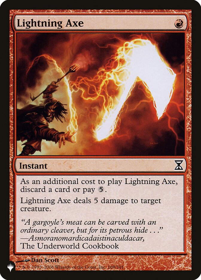 Lightning Axe [The List] | Fandemonia Ltd