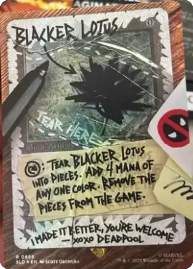 Blacker Lotus (Rainbow Foil) [Secret Lair Drop Series] | Fandemonia Ltd