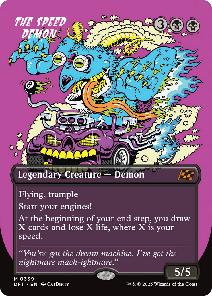 The Speed Demon (Borderless) [Aetherdrift] | Fandemonia Ltd