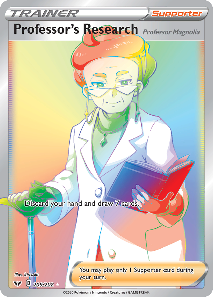Professor's Research (209/202) [Sword & Shield: Base Set] | Fandemonia Ltd
