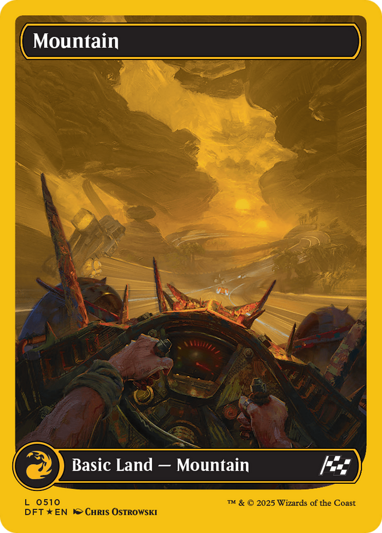 Mountain (0510) (First-Place Foil) [Aetherdrift] | Fandemonia Ltd