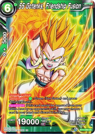 SS Gotenks, Friendship Fusion (BT11-080) [Vermilion Bloodline 2nd Edition] | Fandemonia Ltd