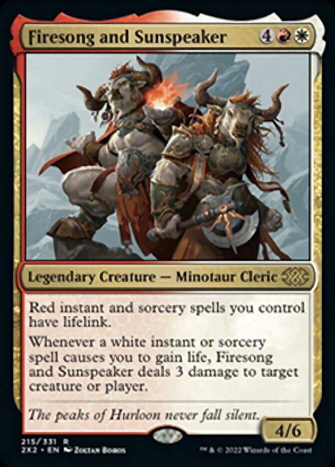 Firesong and Sunspeaker [Double Masters 2022] | Fandemonia Ltd