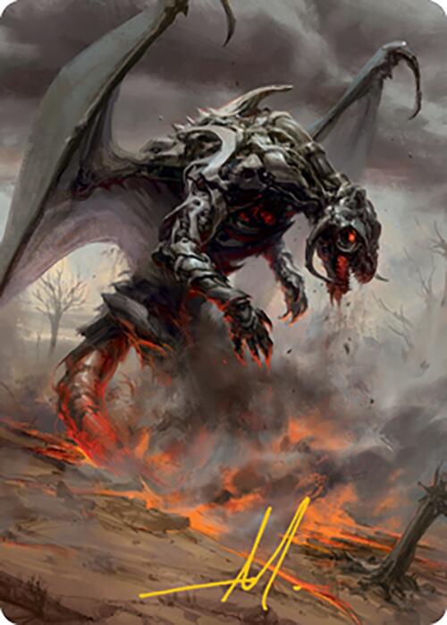 Scion of Draco Art Card (Gold-Stamped Signature) [Modern Horizons 2 Art Series] | Fandemonia Ltd