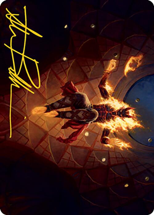 Yusri, Fortune's Flame Art Card (Gold-Stamped Signature) [Modern Horizons 2 Art Series] | Fandemonia Ltd