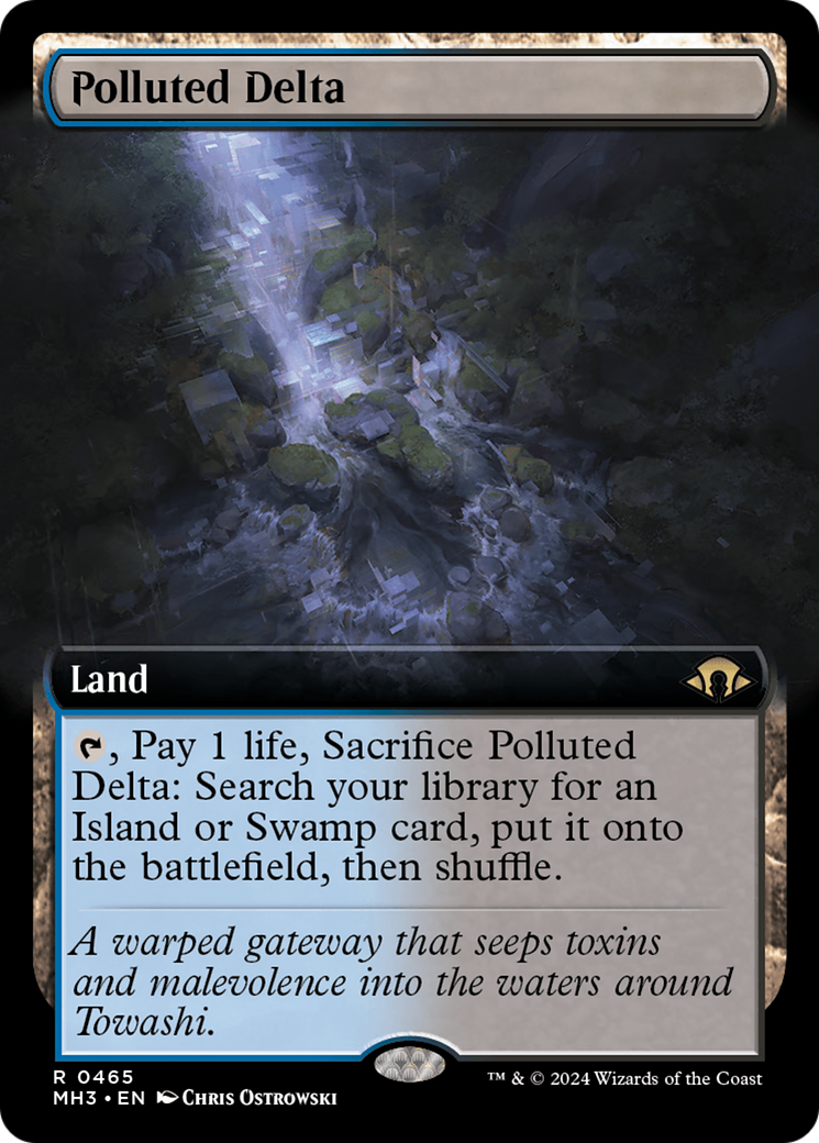 Polluted Delta (Extended Art) [Modern Horizons 3] | Fandemonia Ltd