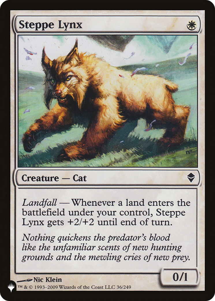 Steppe Lynx [The List] | Fandemonia Ltd
