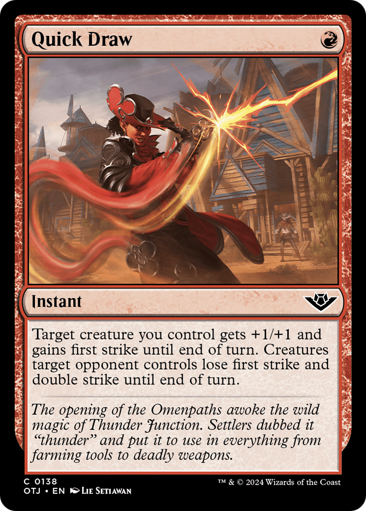 Quick Draw [Outlaws of Thunder Junction] | Fandemonia Ltd