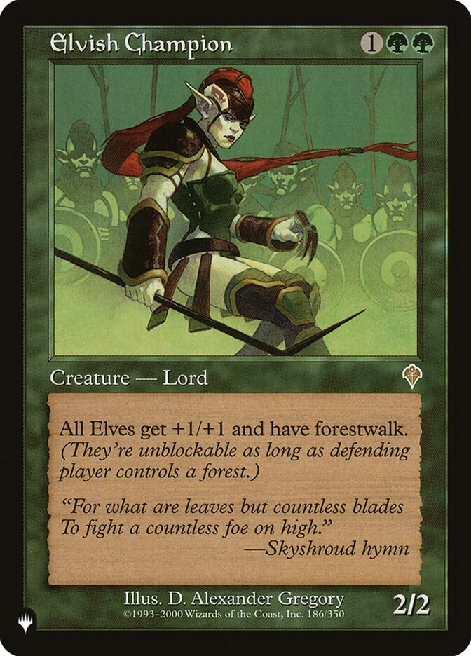 Elvish Champion [The List] | Fandemonia Ltd