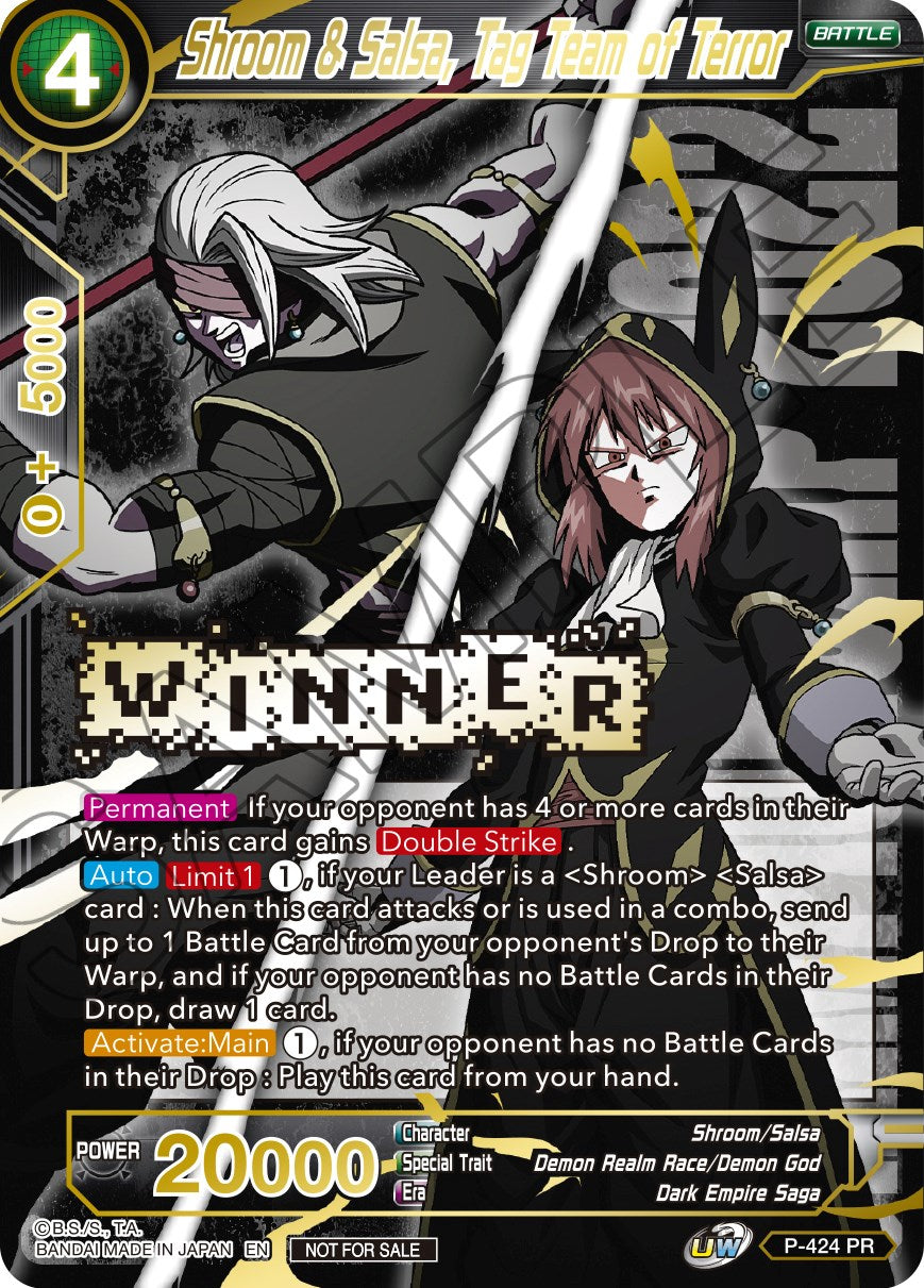 Shroom & Salsa, Tag Team of Terror (Championship Pack 2022 Vol.2) (Winner Gold Stamped) (P-424) [Promotion Cards] | Fandemonia Ltd