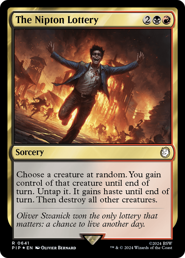 The Nipton Lottery (Surge Foil) [Fallout] | Fandemonia Ltd