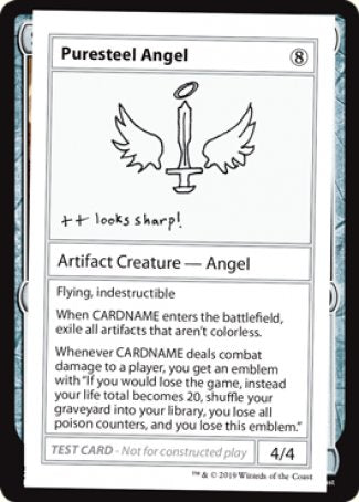 Puresteel Angel (2021 Edition) [Mystery Booster Playtest Cards] | Fandemonia Ltd
