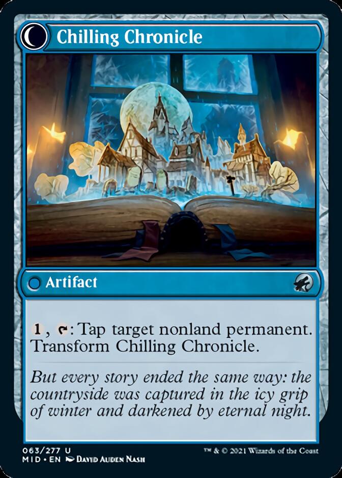 Mysterious Tome // Chilling Chronicle [Innistrad: Midnight Hunt] | Fandemonia Ltd