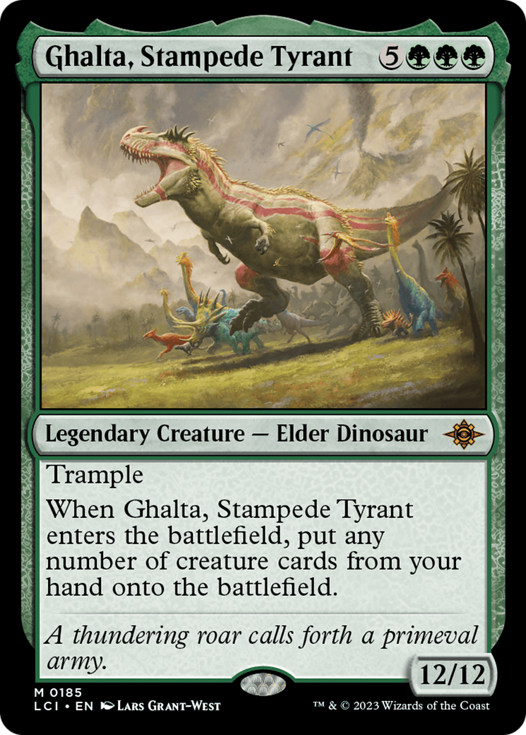 Ghalta, Stampede Tyrant [The Lost Caverns of Ixalan] | Fandemonia Ltd