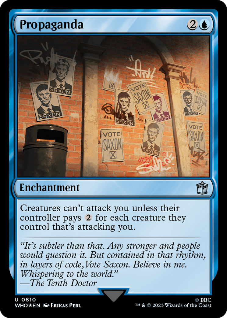 Propaganda (Surge Foil) [Doctor Who] | Fandemonia Ltd