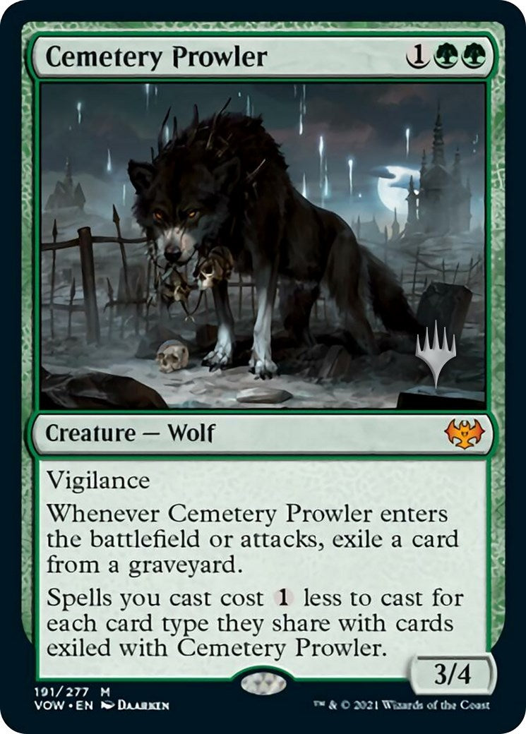 Cemetery Prowler (Promo Pack) [Aetherdrift Promos] | Fandemonia Ltd