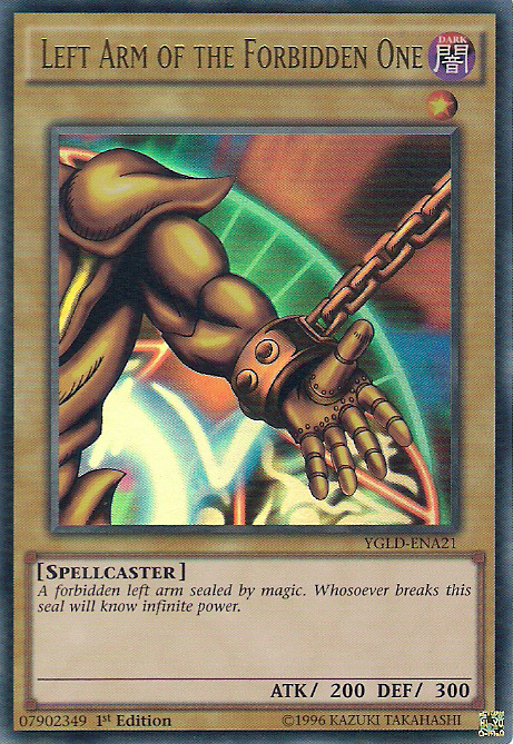Left Arm of the Forbidden One [YGLD-ENA21] Ultra Rare | Fandemonia Ltd
