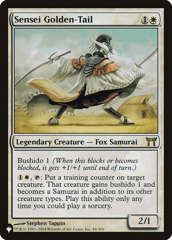 Sensei Golden-Tail [The List] | Fandemonia Ltd
