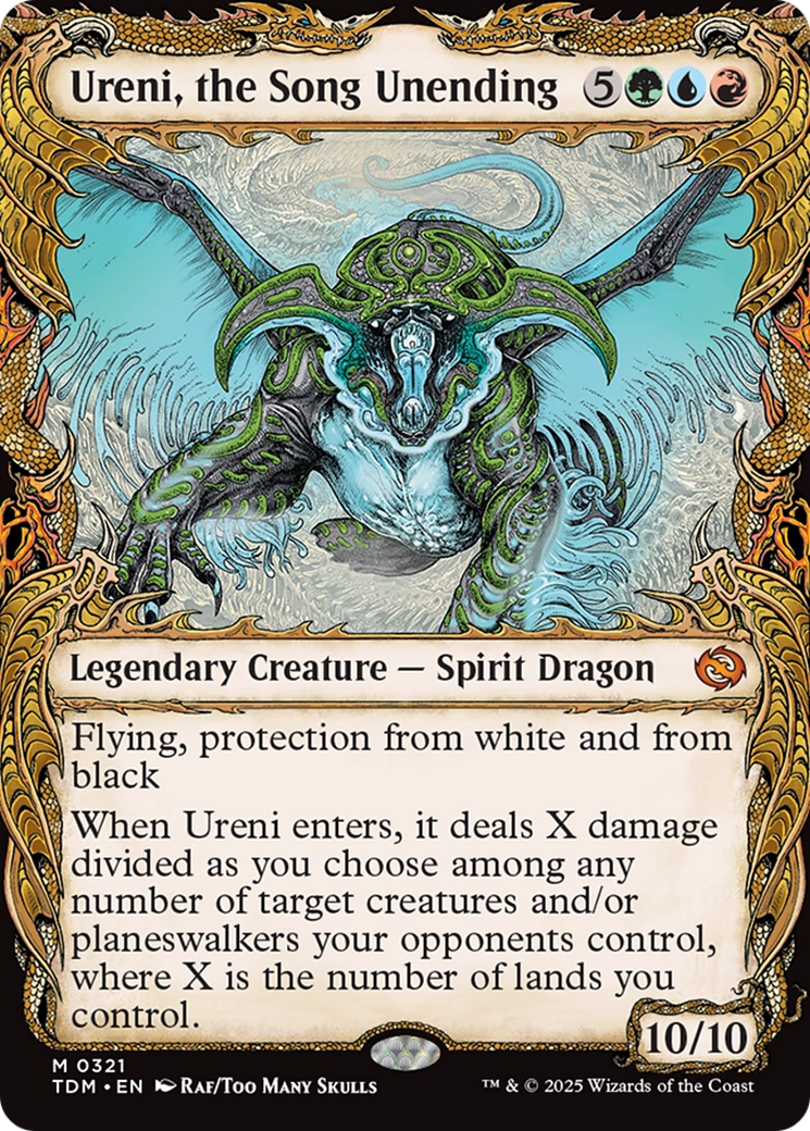 Ureni, the Song Unending (Showcase) [Tarkir: Dragonstorm] | Fandemonia Ltd