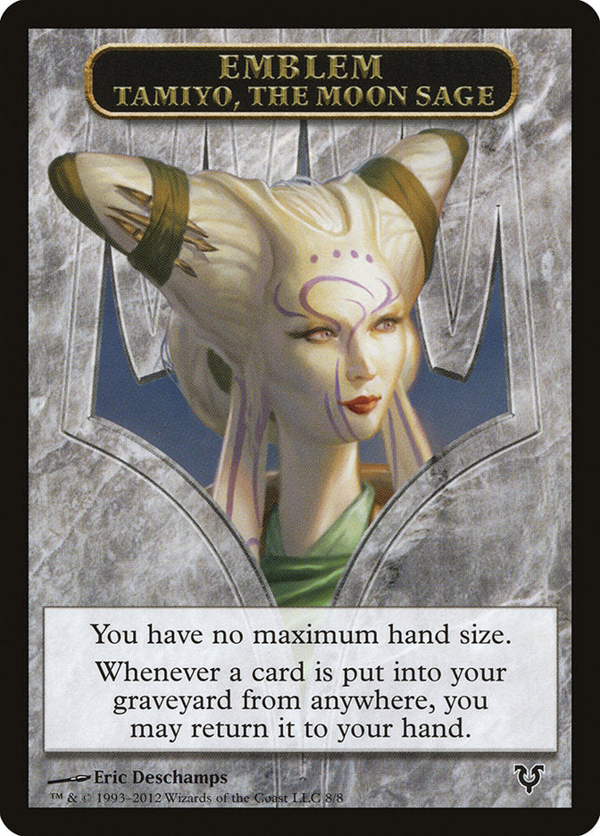 Tamiyo, the Moon Sage Emblem [Avacyn Restored Tokens] | Fandemonia Ltd