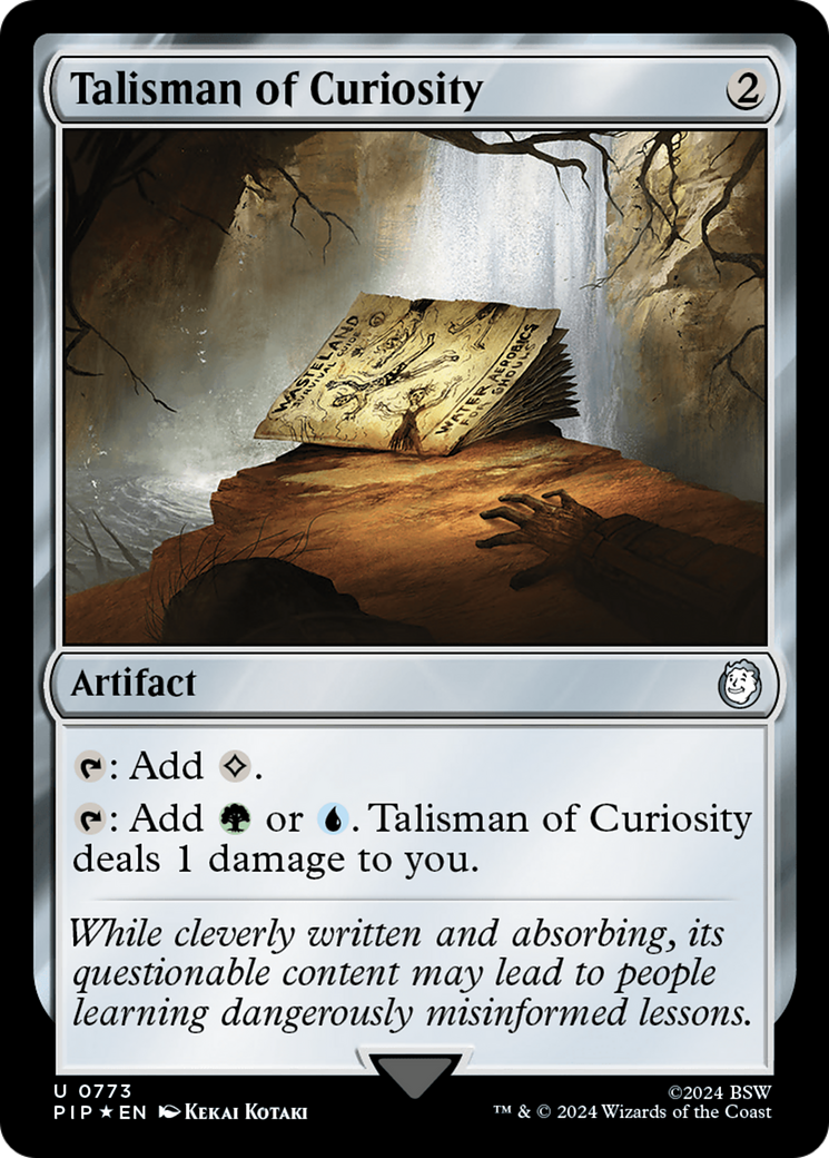 Talisman of Curiosity (Surge Foil) [Fallout] | Fandemonia Ltd