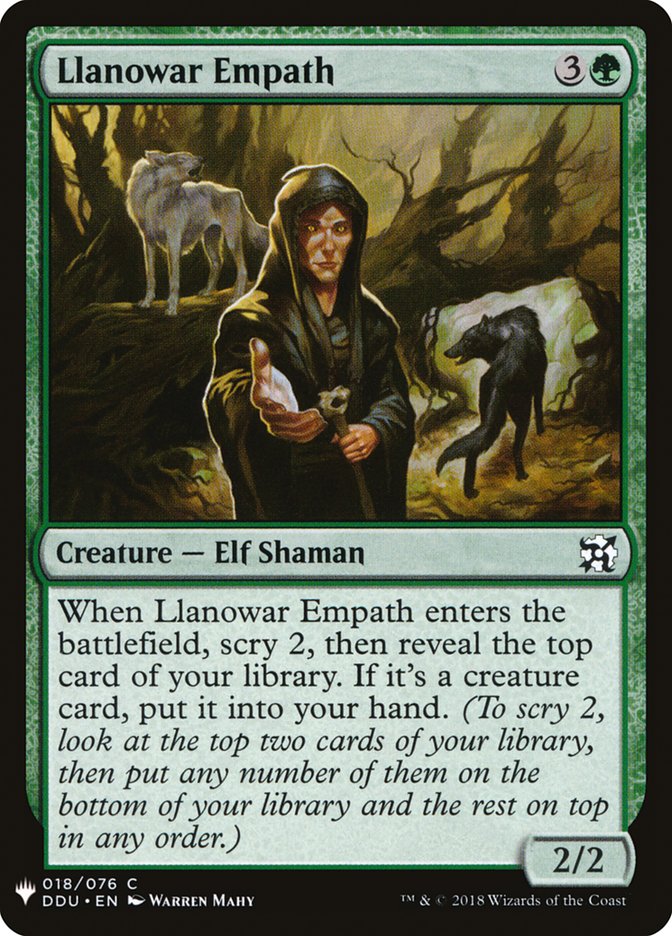 Llanowar Empath [Mystery Booster] | Fandemonia Ltd