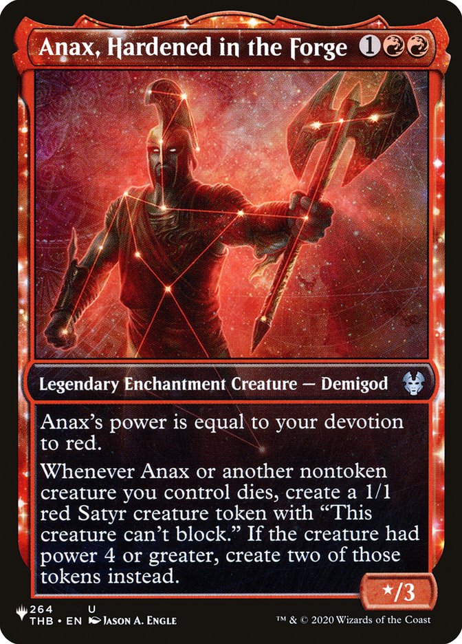 Anax, Hardened in the Forge (Showcase) [The List] | Fandemonia Ltd